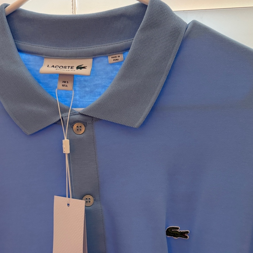 Lacoste Men’s Polo Shirt - Sky Blue - Picture 2 of 8